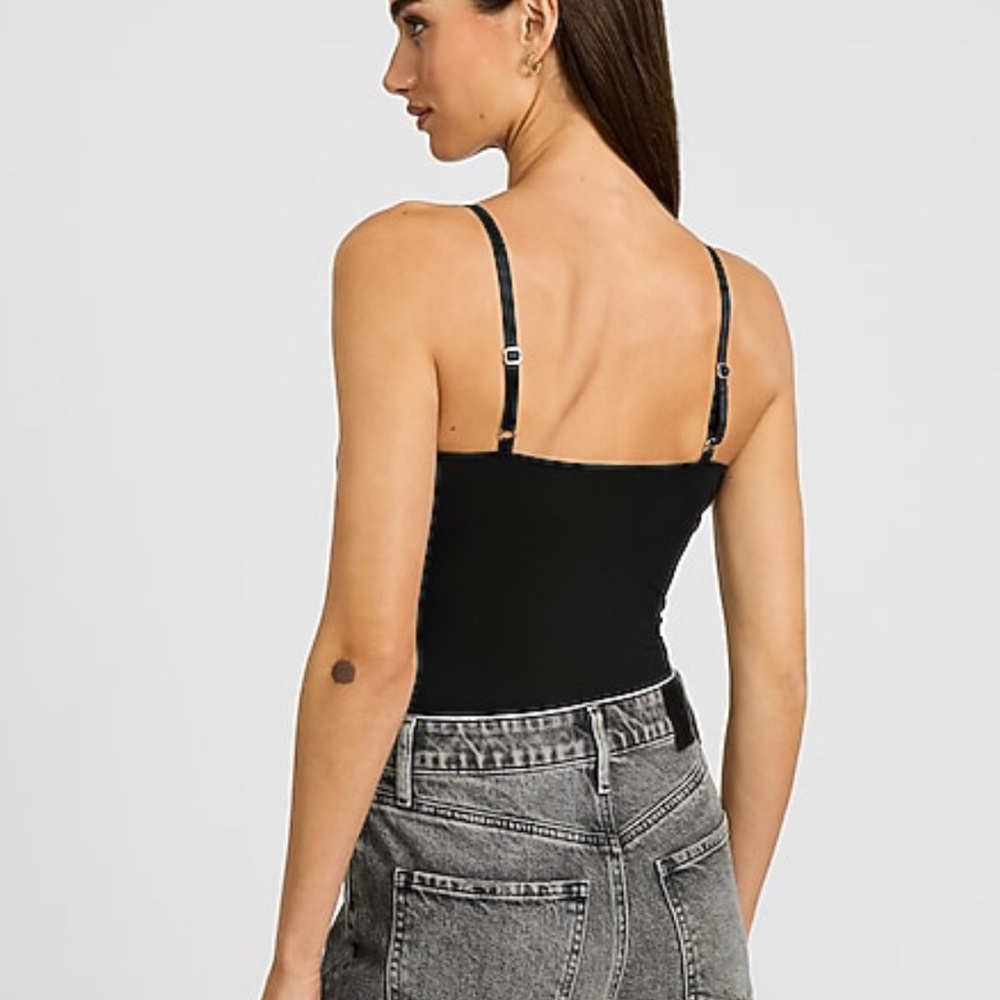 NWT Express Lace Trim Bodysuit Sz M - Picture 2 of 7